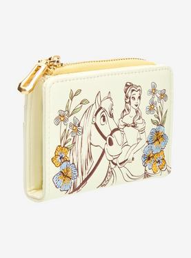 Disney Beauty And The Beast Belle & Philippe Floral Wallet, , hi-res